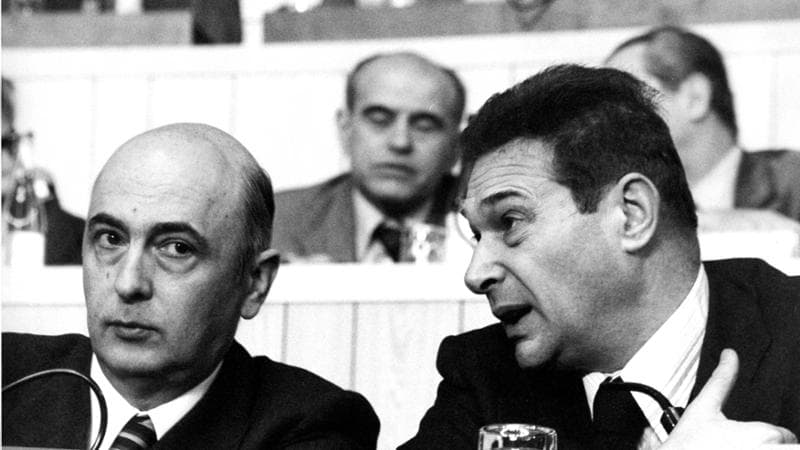Giorgio Napolitano con Luciano lama nel 1979
